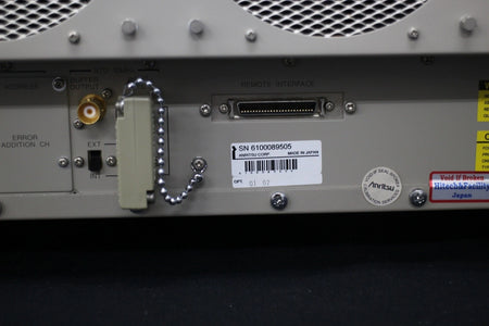 Anritsu MP1758A /01/02 12.5GHz 4ch Pulse Pattern Generator