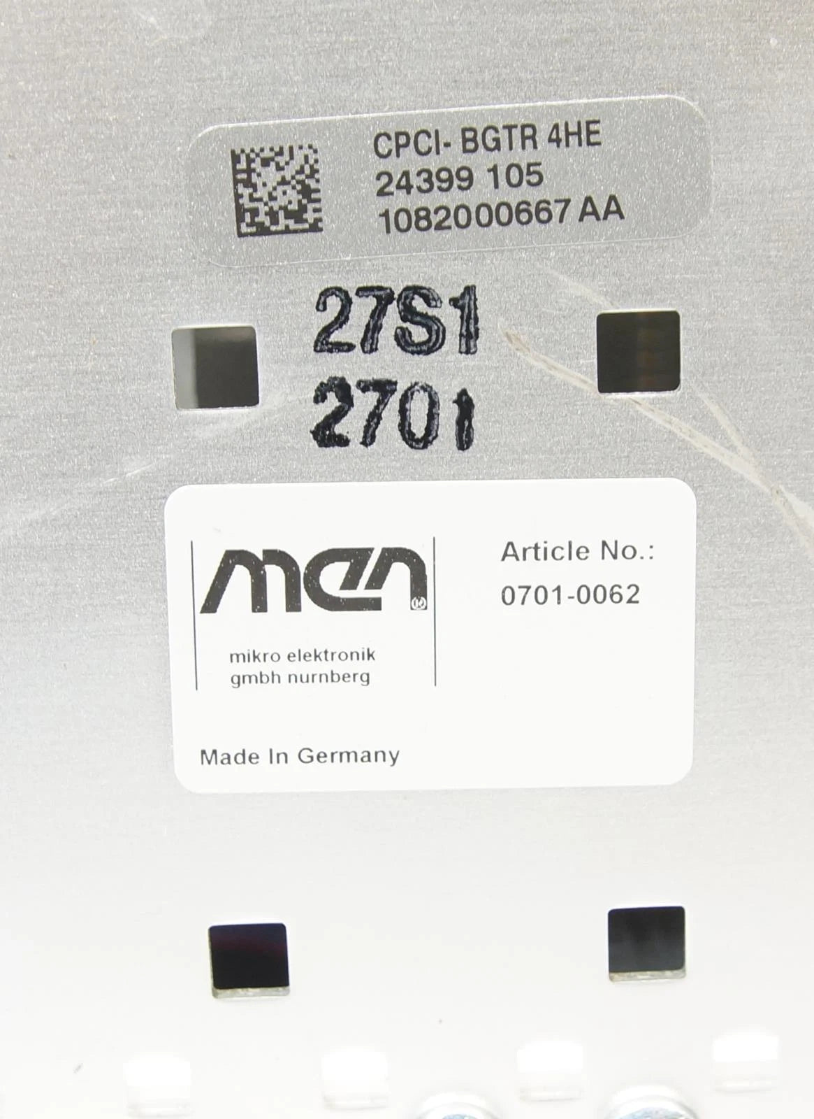 MEN Mikro Elektronik 0701-0062 Robotic Controller