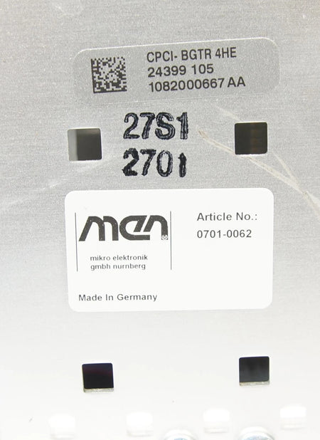 MEN Mikro Elektronik 0701-0062 Robotic Controller