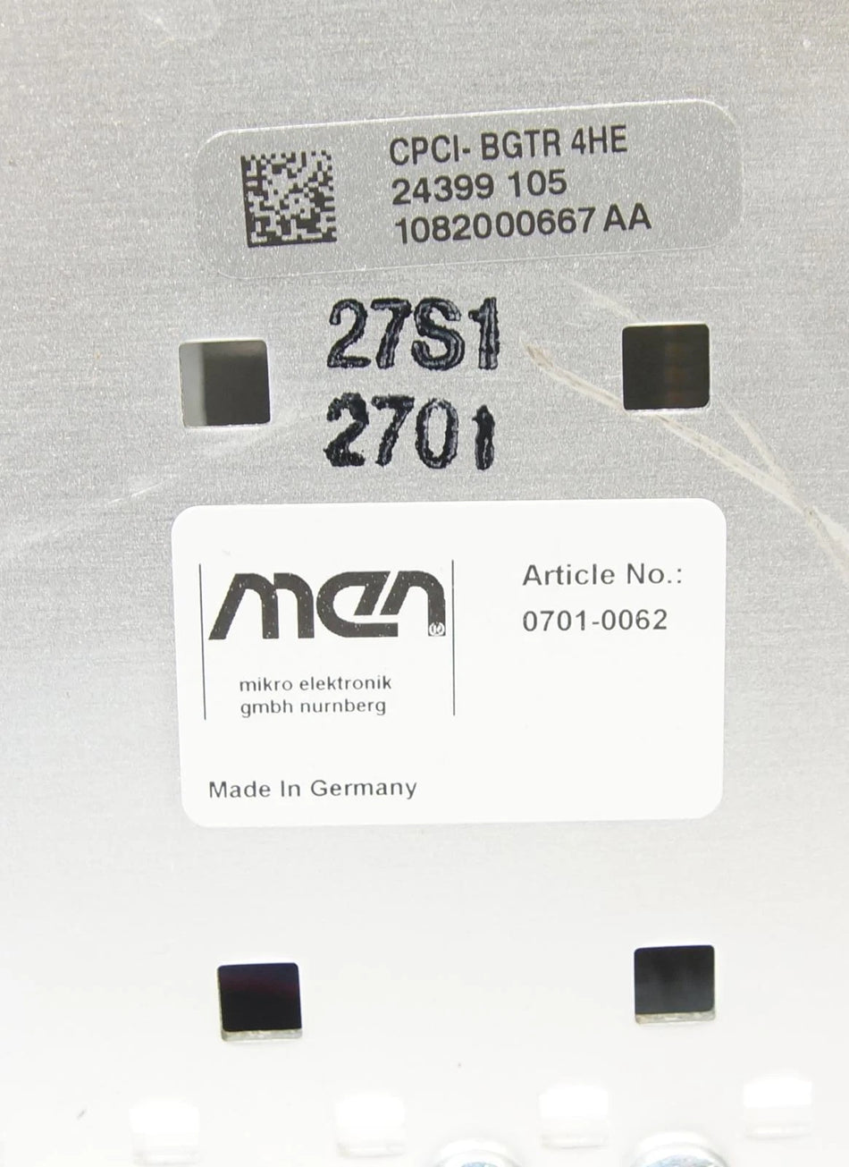 MEN Mikro Elektronik 0701-0062 Robotic Controller