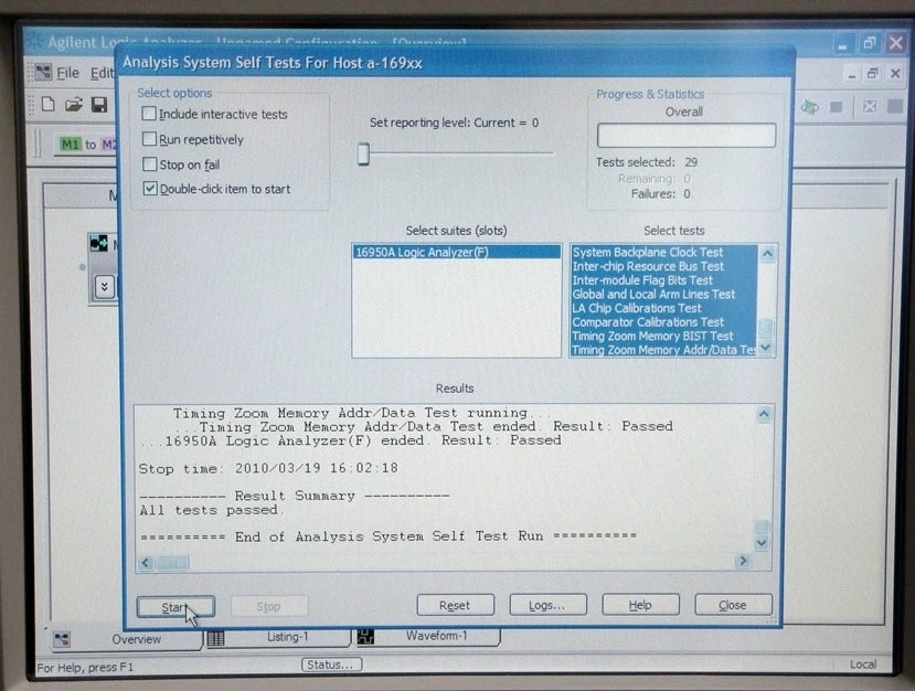 Agilent 16950A /016 68ch 4GHz Timing/600M State 16MB Logic Analyzer Module