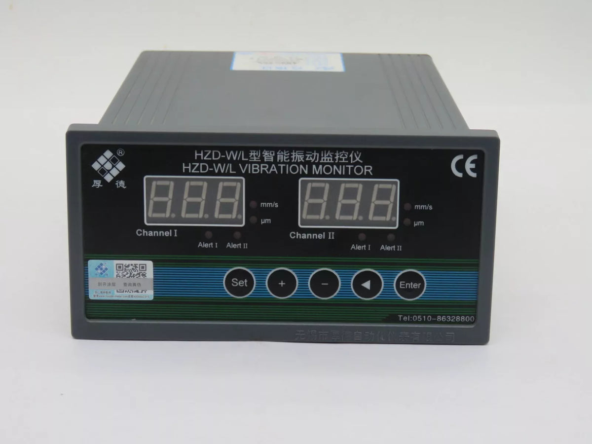 HZD-W/L Intelligent Vibration Monitor Panel Mounted 240 VAC