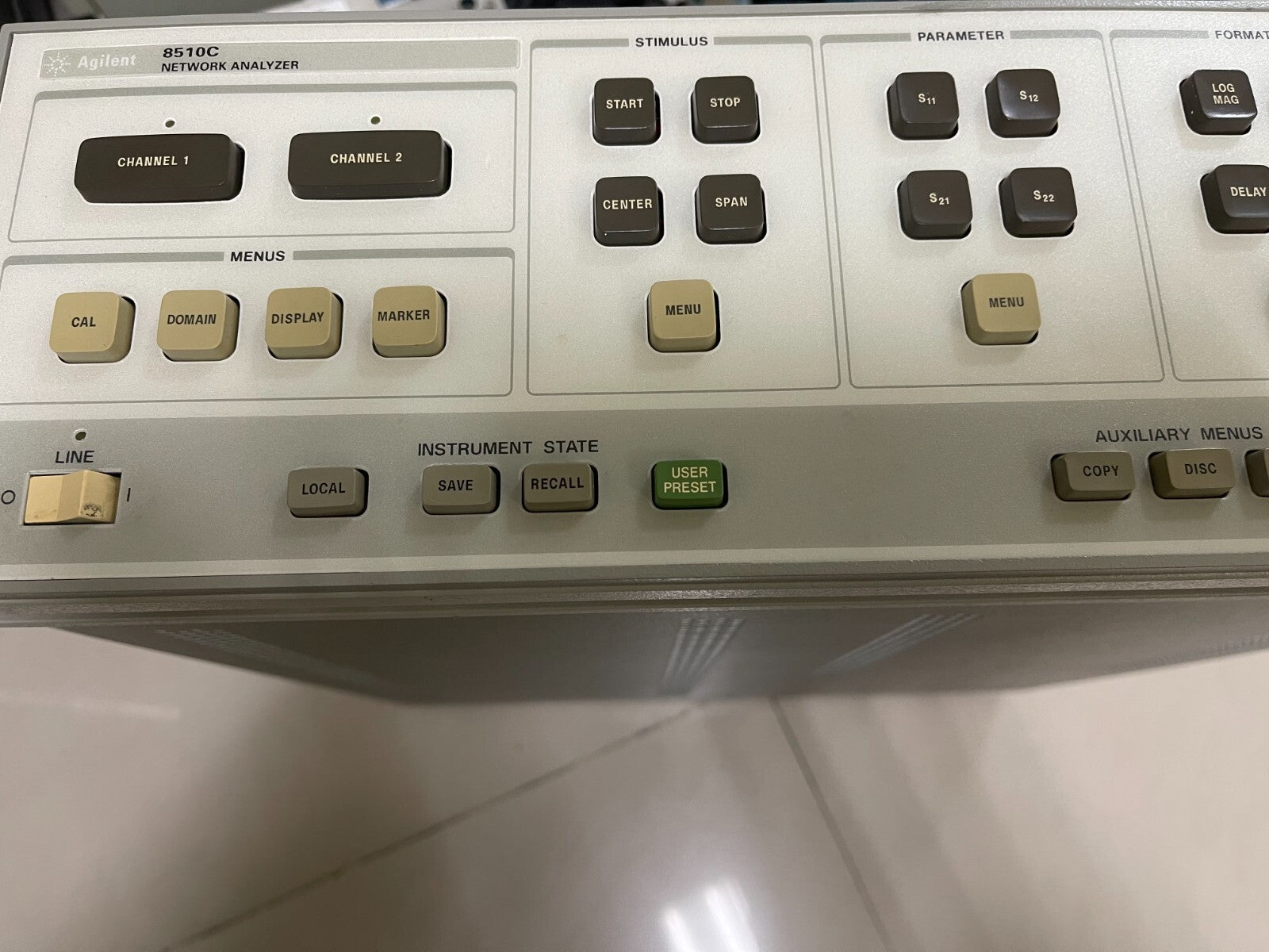 Agilent 8510C Network Analyzer System IF Detector_3901A<wbr/>08102