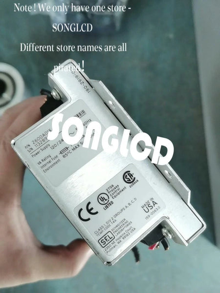 SEL-2600A 90-Day Warranty via DHL or FedEx