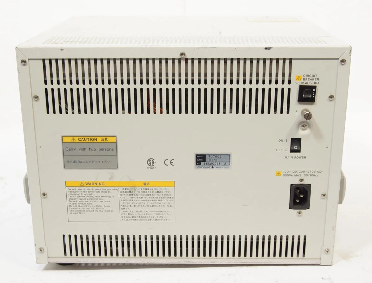 Yokogawa 707002 PC-based Measuring Instrument WE800 WE7052 WE7241 WE7271