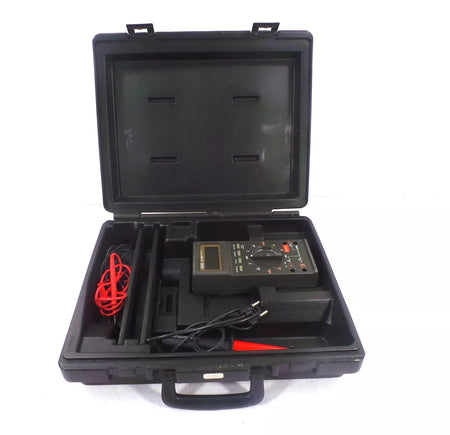 Fluke 27 FM Digital Handheld Multimeter w Case - Free Shipping