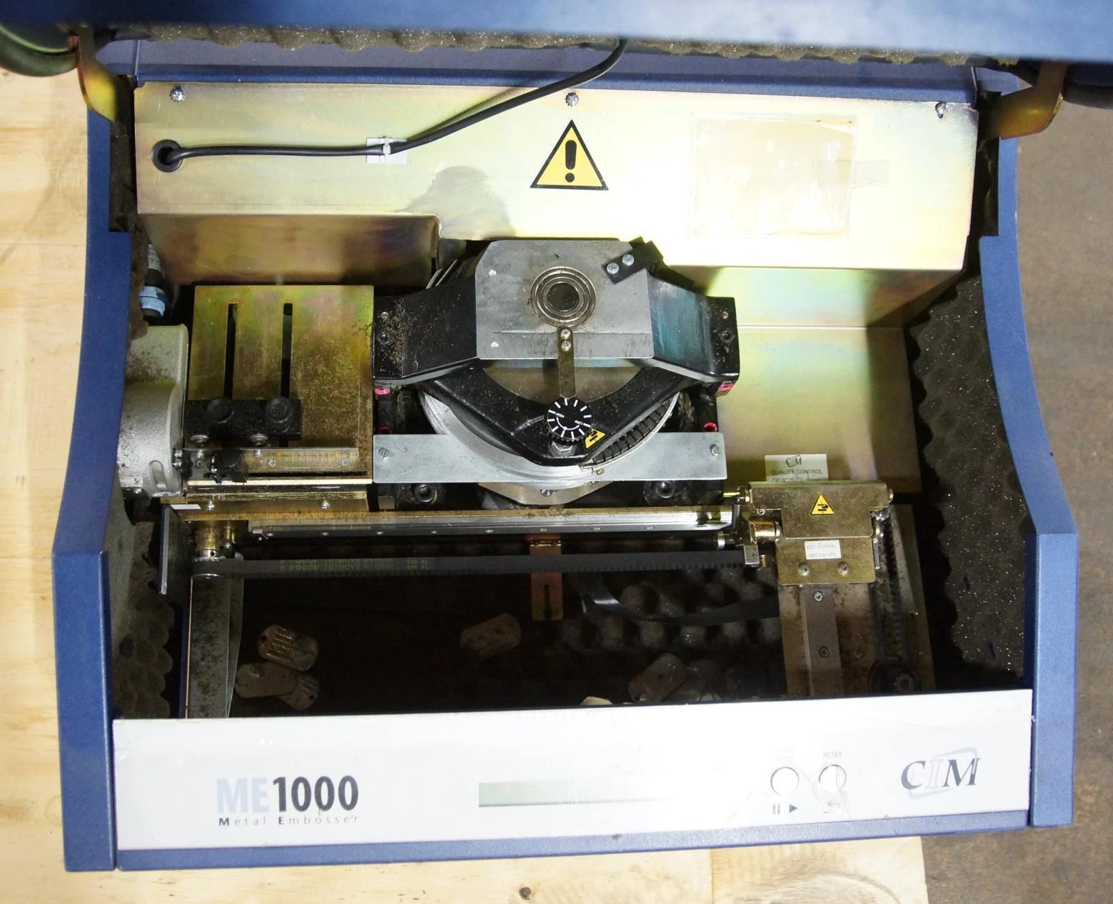 CIM ME1000 High Speed Metal Plate Embossing Machine