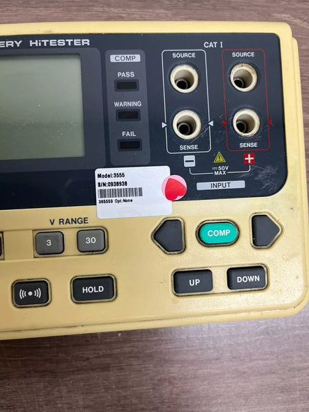 Hioki 3555 Battery HiTester 8938 - No Battery No Battery Cover