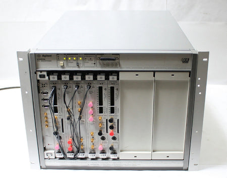 HP/Agilent E8403A VXI Mainframe w E8491B Firewire 3x E4805B Clock 3x E4861A Data