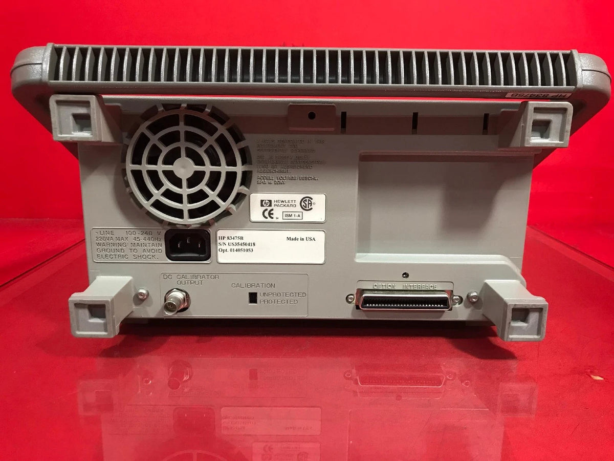 HP Agilent Keysight 83475B Lightwave Communication Analyzer S/N US35450418