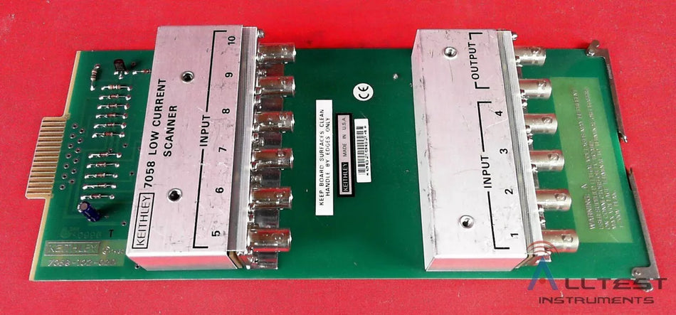 Keithley 7058 Low Current Plug-In Switching Card