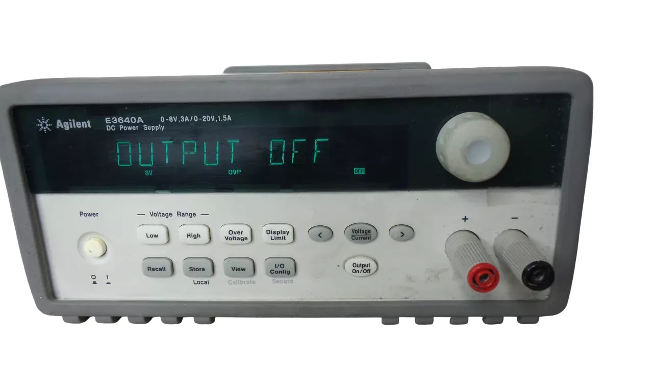 Agilent E3640A DC Power Supply 0-8V,3A/0-20V,1.5A
