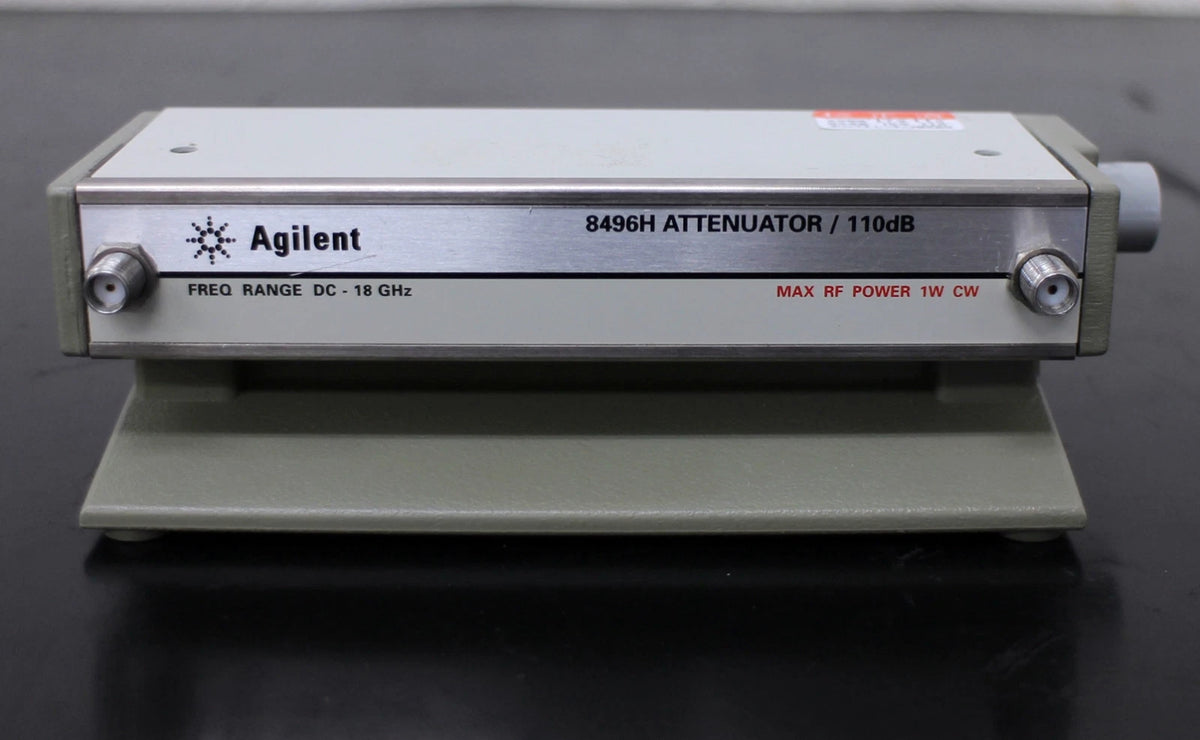Agilent 8496H DC-18GHz 110dB 10dBstep Programable Attenuator