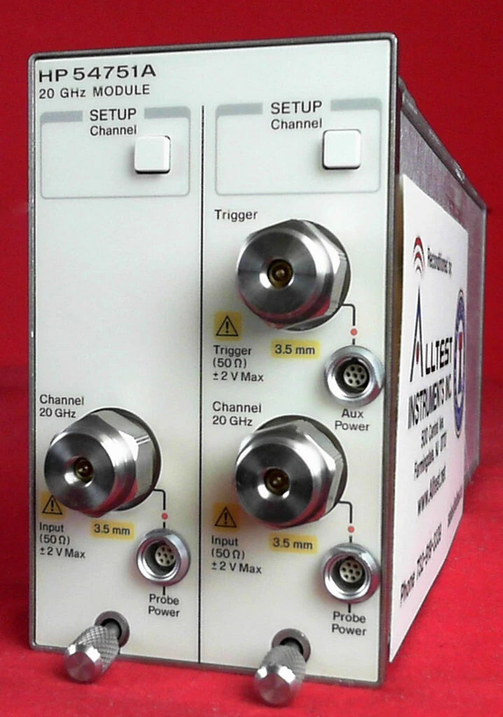 HP Agilent Keysight 54751A Dual CH 20GHz Digitizing Oscilloscope Plug-In