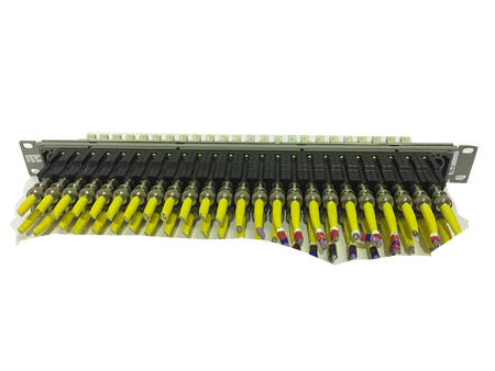 Argosy BN-00-018 Straight-Through Video Panel 1U 2X24