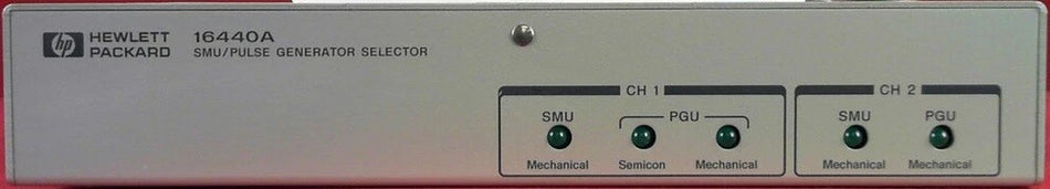 HP Agilent Keysight 16440A SMU/Pulse Generator Selector