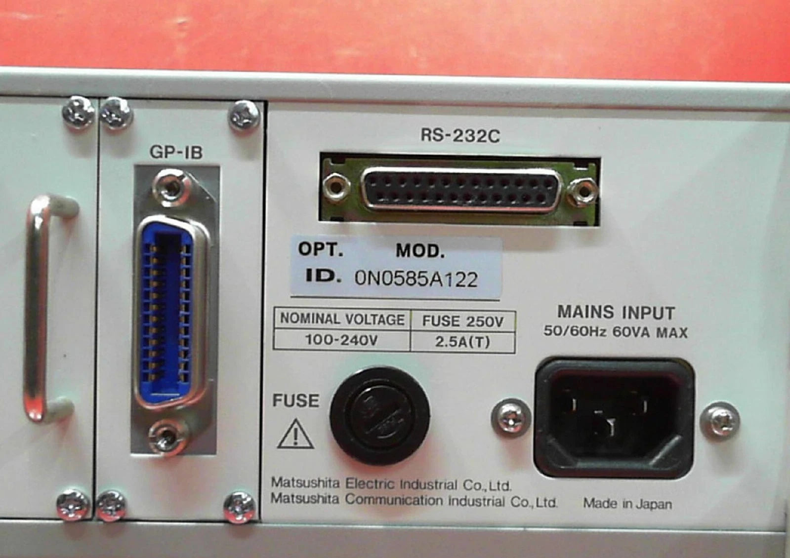 Panasonic VP7662A RDS Encoder for Radio Broadcast Systems