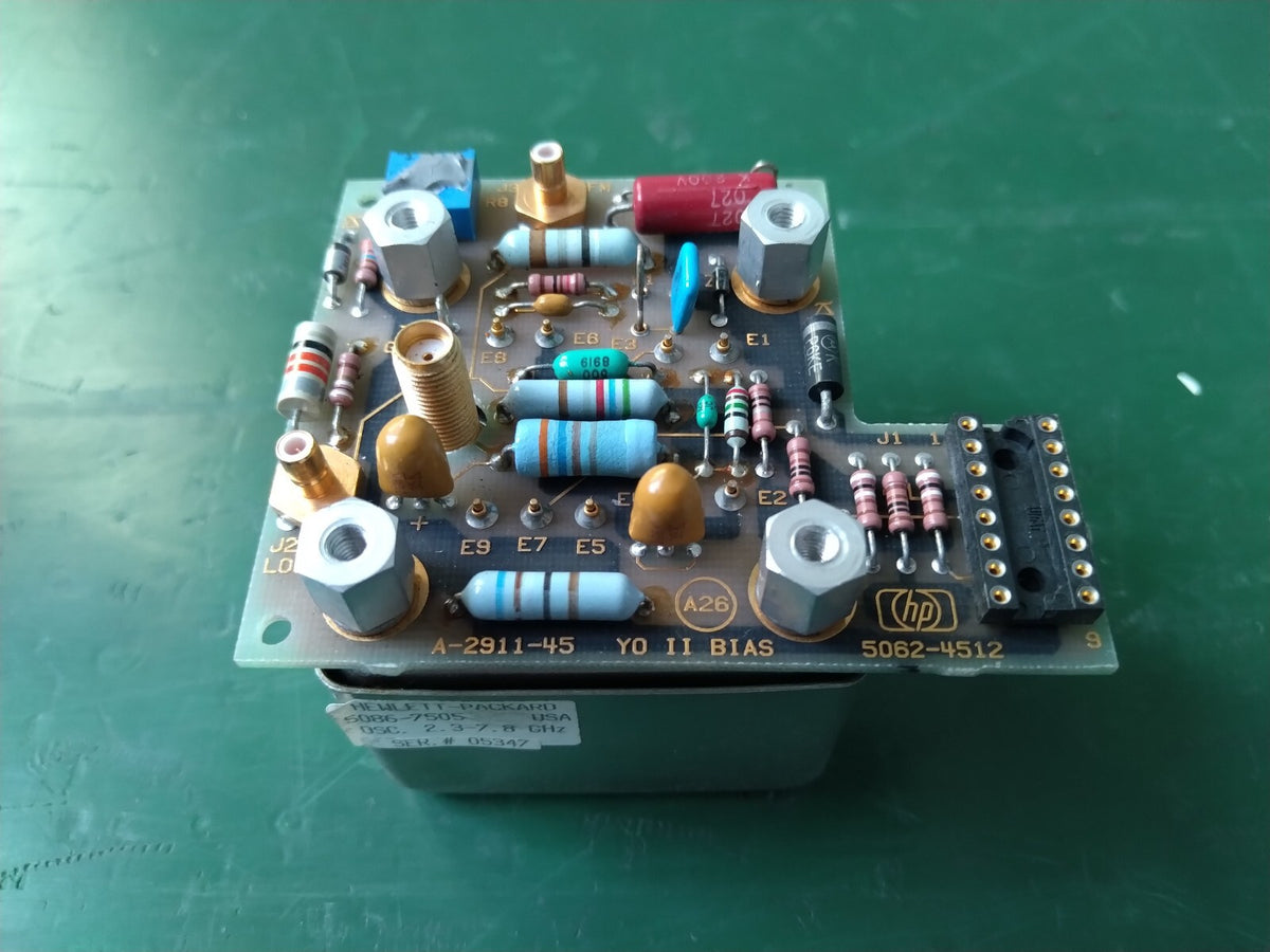 HP Agilent YTO YIG tuned oscillator 5086-7505 2.3-7.8GHz for 8360/83621A series - XG eqpt