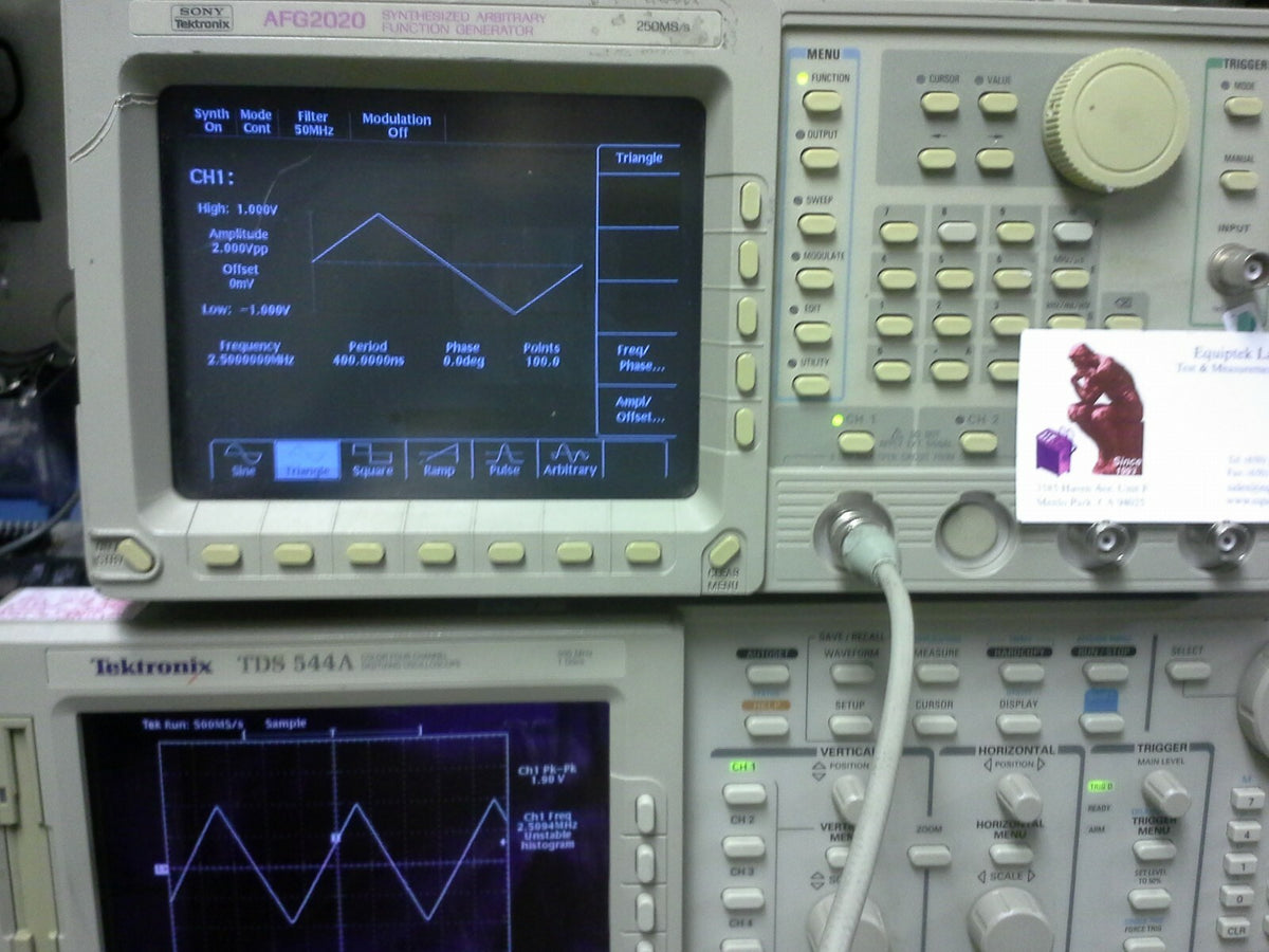 AFG2020 100MHz Programmable Arbitrary Waveform Generator