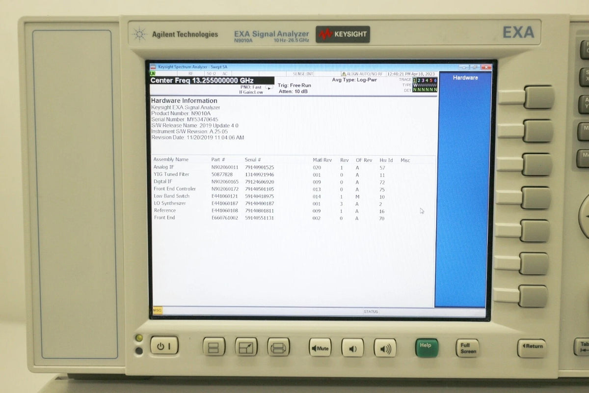 Agilent Keysight N9010A 26.5GHz Spectrum Analyzer