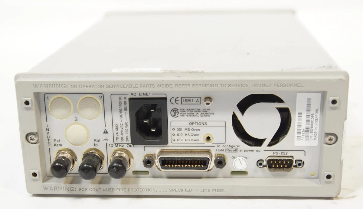 HP / Agilent 53132A 225 MHz Universal Frequency Counter with 5GHz Option