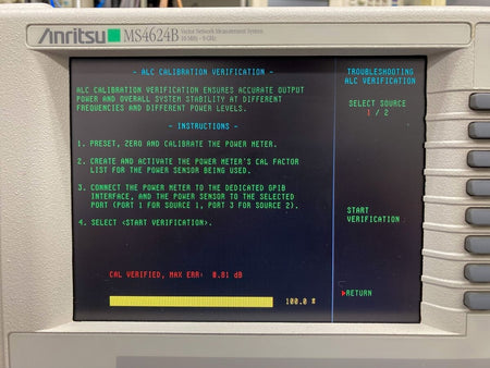 Anritsu MS4624B Vector Network Analyzer