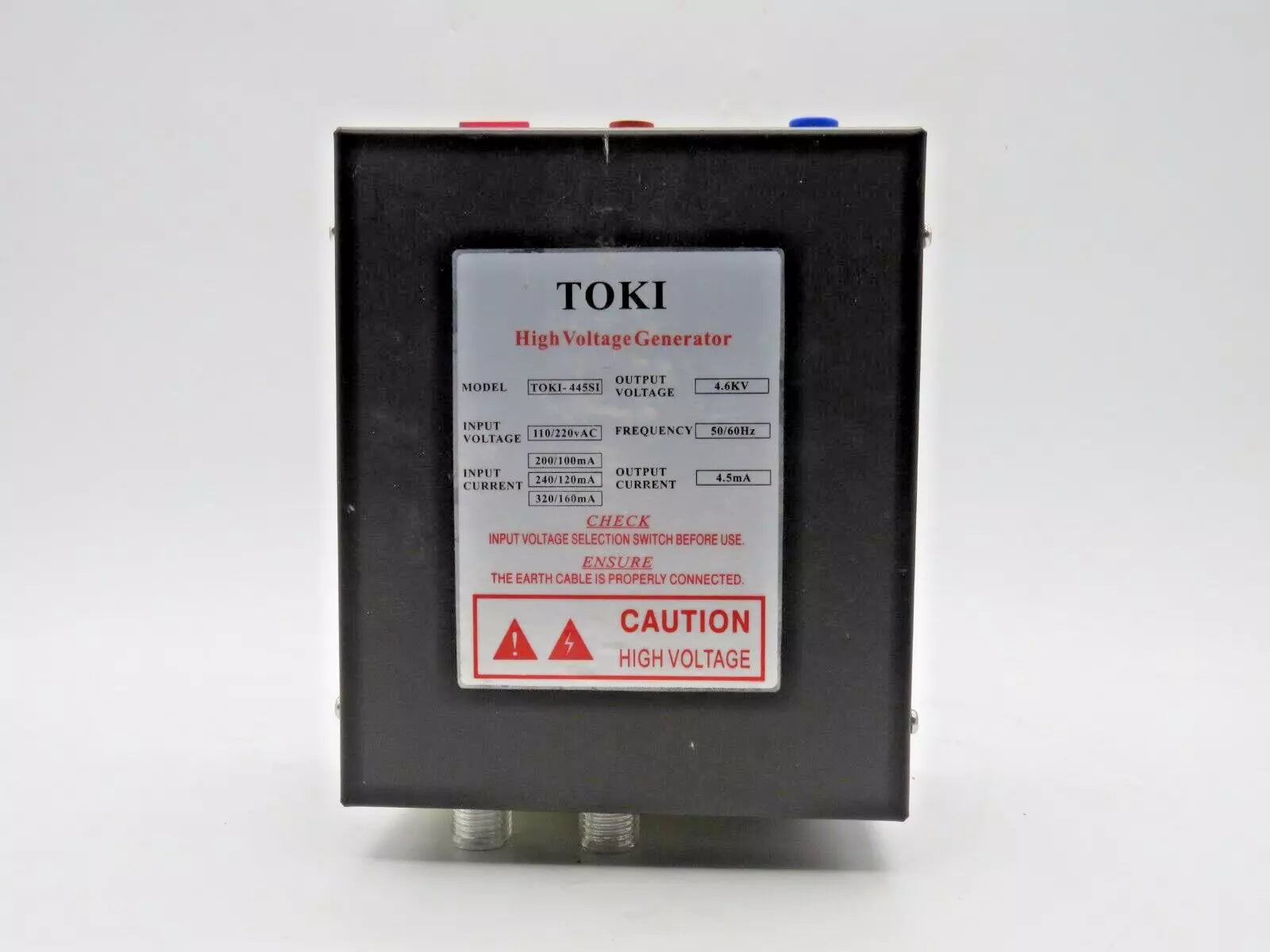 Toki 445SI High Voltage Generator 4.6KV 110/220VAC