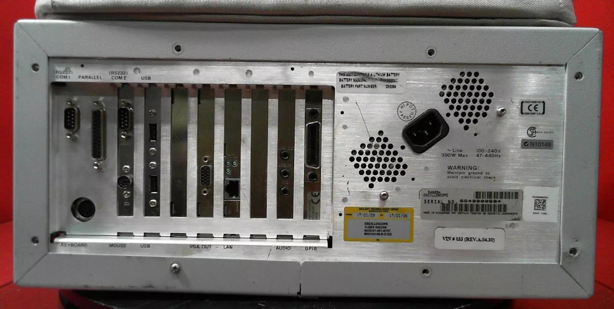 HP / Agilent 54825N Infiniium Oscilloscope 500MHz 2GSa/s SG40000684 - XG eqpt