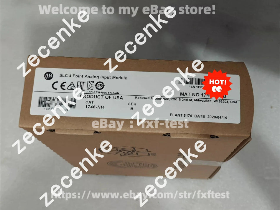 New AB 1746-NI4 SER A SLC 500 Analog Input Module