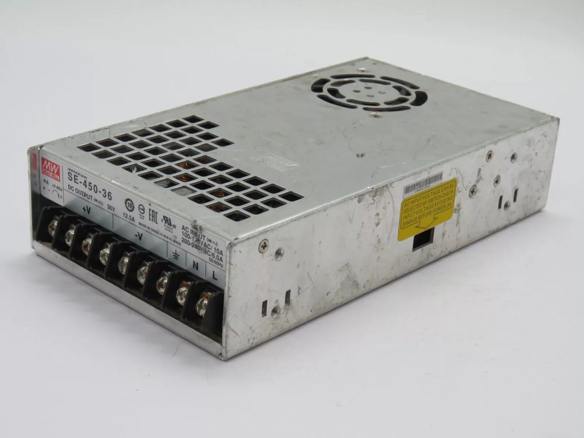 MeanWell SE-450-36 Power Supply AC-DC ENCLOSED - SE Series