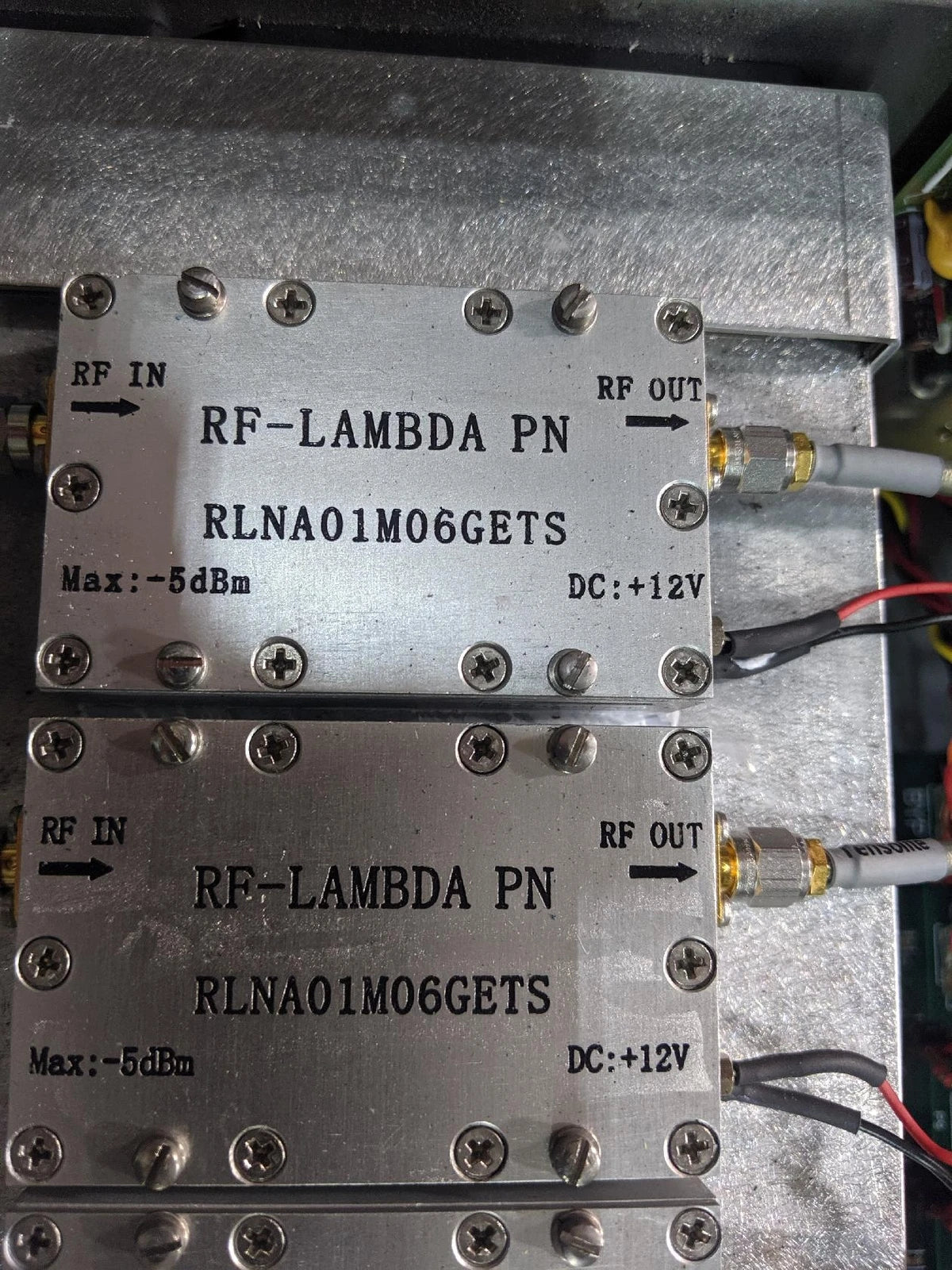 RF-Lambda RLNA01M06GETS Low Noise Amplifier, 0.5 - 6GHz