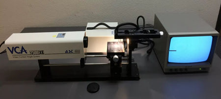 AST VCA 2500XE Video Contact Angle System with Video Monitor & Illuminator