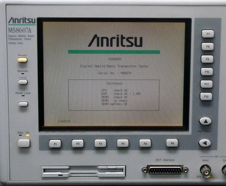 ANRITSU MS8607A /01 300kHz-3GHz Digital Transmitter Tester