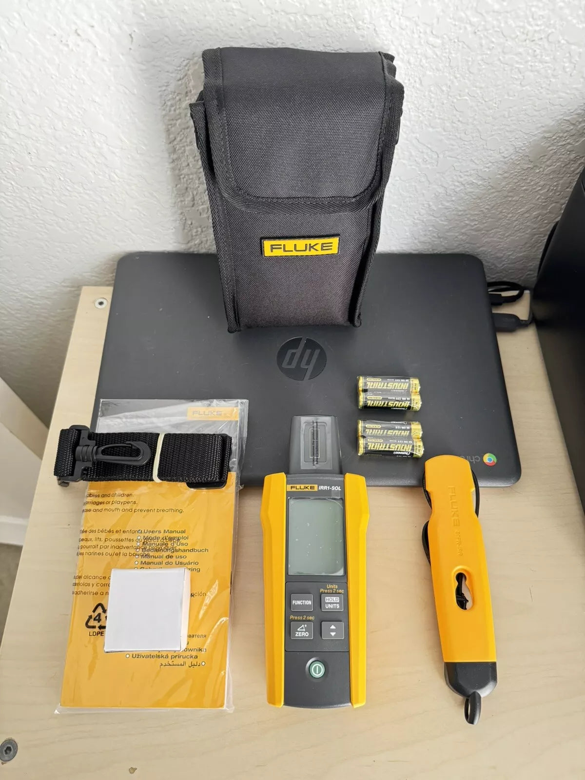 FLUKE IRR1-SOL Solar Irradiance Meter with Case - New