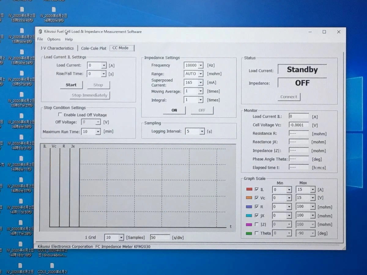 KIKUSUI KFM2030 Fuel Cell Impedance Meter Potentiostat Galvanostat Battery Test
