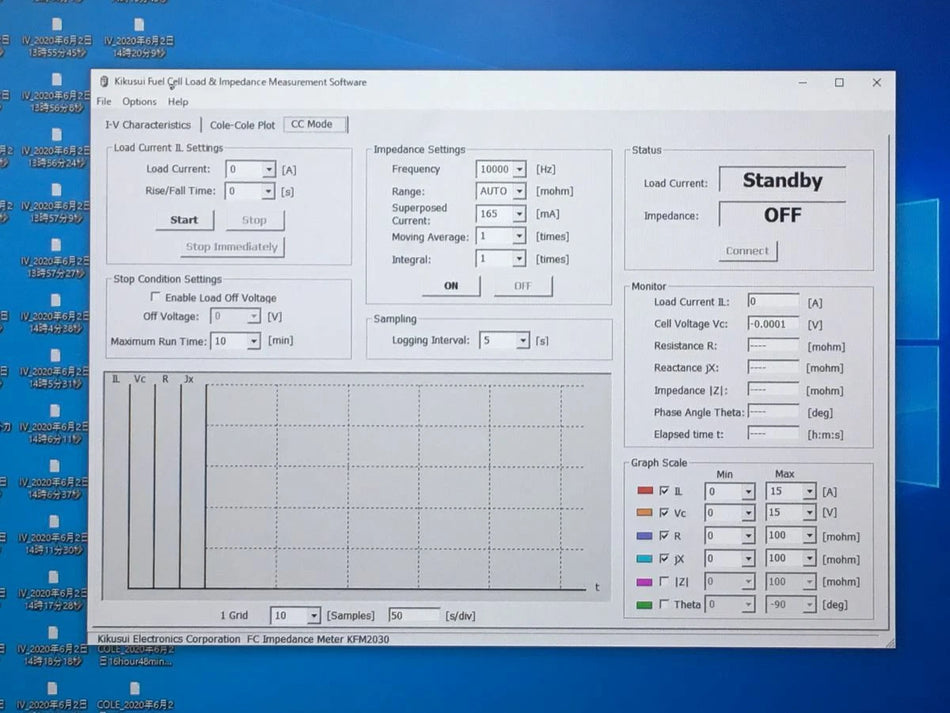 KIKUSUI KFM2030 Fuel Cell Impedance Meter Potentiostat Galvanostat Battery Test