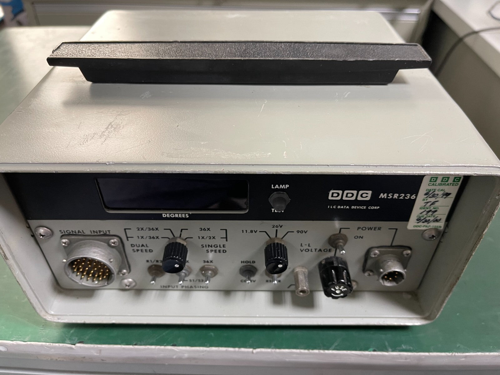 DDC MSR236 Synchro-Resolv<wbr/>er Angle Position Indicator _ 8126