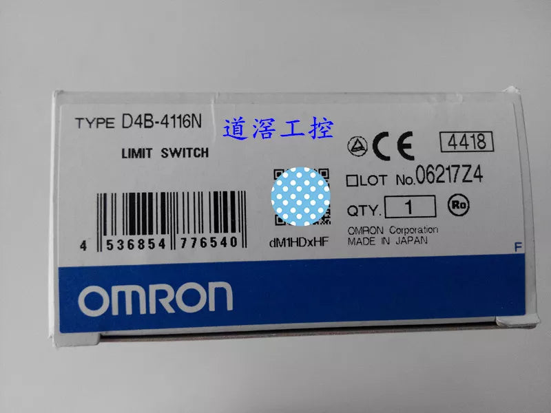 Omron D4B-4116N Limit Switch - New in Box - Expedited Shipping