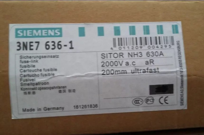 1PC NEW for Siemens fuse 3NE7636-1 630A 2000V aR #W66V WX