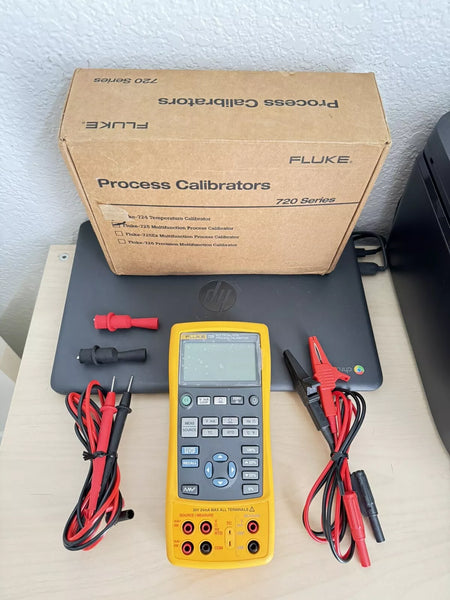 FLUKE 725 Multifunction Process Calibrator with Factory Box - Excellent Condition