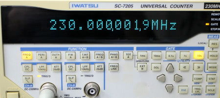 IWATSU SC7205 230MHz 2ch Universal Counter