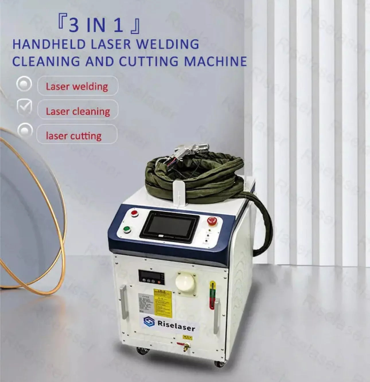 3 in 1 1500W MAX/Raycus Handheld Fiber Laser Welding/Cleaning/Cutting Machine