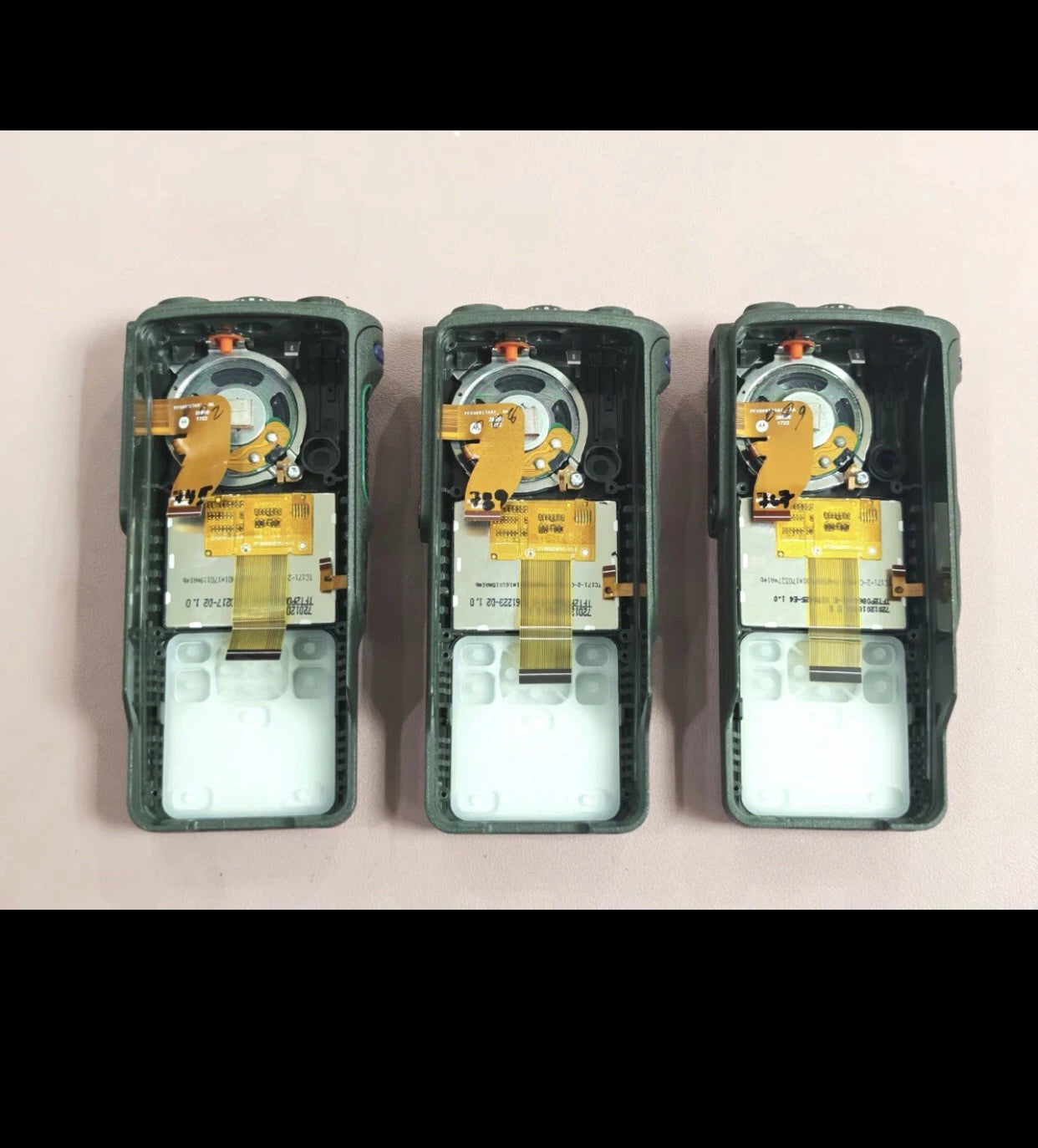 Classic dark green APX900 shell LCD assembly