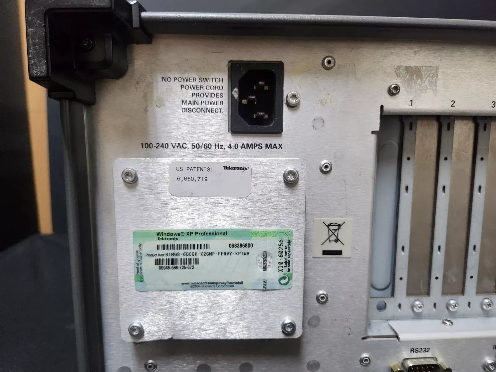 Tektronix MTS430 MPEG Test System (0184)