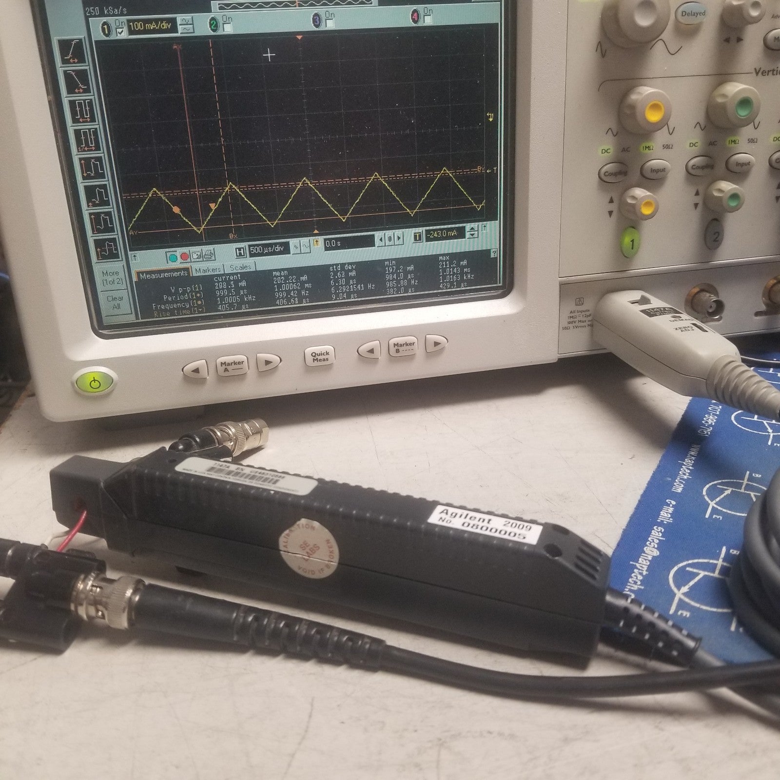 Current Probe for Infinium Series Oscilloscope