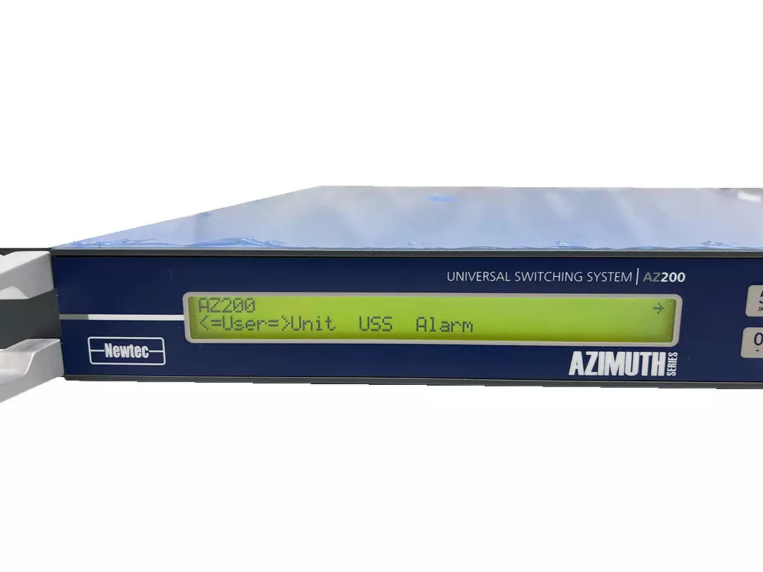 Newtec AZ200 Redundancy Switching System with Two Alarm Cables
