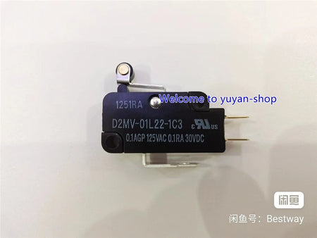 10PCS OMRON D2MV-01L22-1C3 Micro Switch #T1597A YS