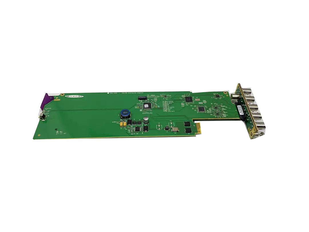Miranda SDA-1402 ASI Distribution Amplifier with EQ and Reclocking