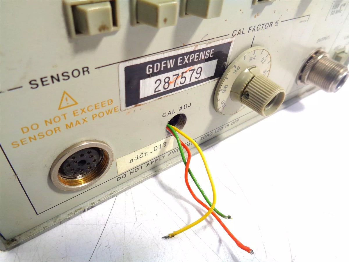 HP 436A Power Meter for Measuring Electrical Power Levels