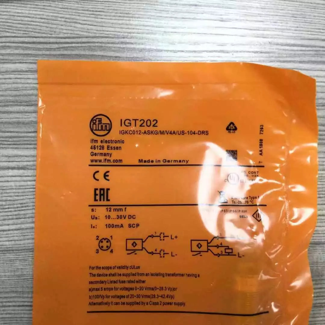 1PC IFM IGT202 Proximity Switch New IGT202 Expedited Shipping